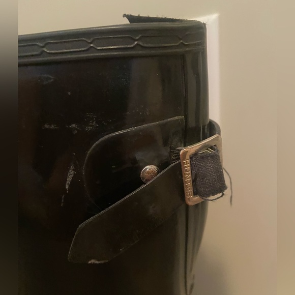 Black used Hunter boots size 6 wide - Picture 5 of 6